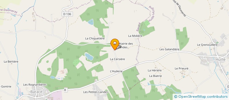 localisation de l'entreprise LA MAISON NEUVE à DURTAL