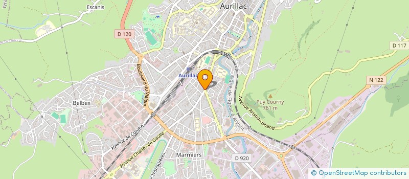 localisation de l'entreprise LA MAISON NEUVE à AURILLAC