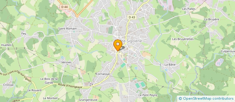 localisation de l'entreprise LA MAISON NOESSY à SAINTE-SIGOLENE