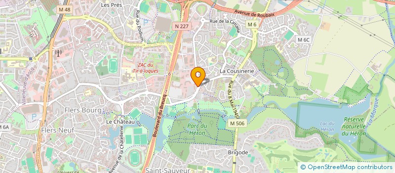 localisation de l'entreprise LA MAISON NOIRE à VILLENEUVE-D'ASCQ