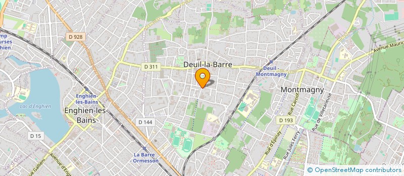 localisation de l'entreprise LA MAISON NOLISON  DEUIL-LA-BARRE