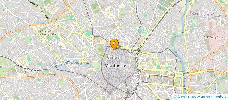 localisation de l'entreprise LA MAISON OCCITANE à MONTPELLIER