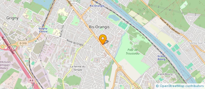 localisation de l'entreprise LA MAISON ORIENTALE  RIS-ORANGIS