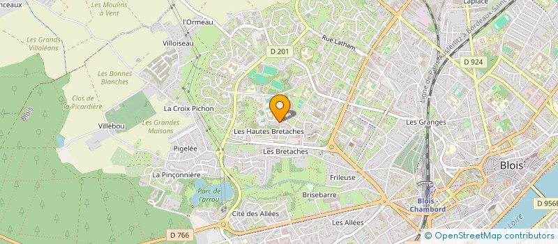 localisation de l'entreprise LA MAISON OUVERTE  BLOIS