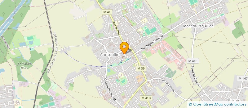 localisation de l'entreprise LA MAISON OUVERTE A ANNOEULLIN  ANNULLIN