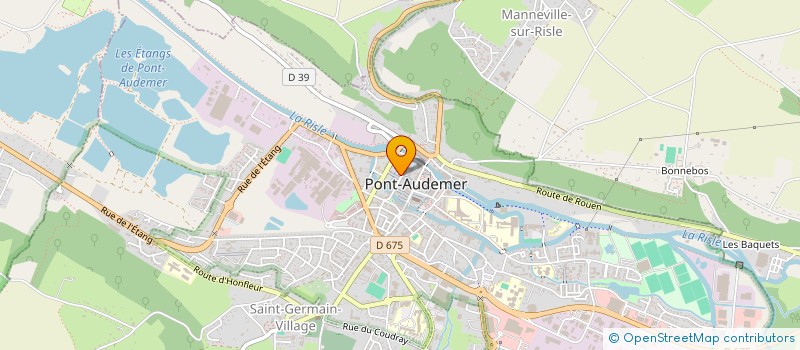 localisation de l'entreprise LA MAISON PAIN D 'EPICE à PONT-AUDEMER