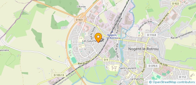 localisation de l'entreprise LA MAISON PARTAGEE à NOGENT-LE-ROTROU