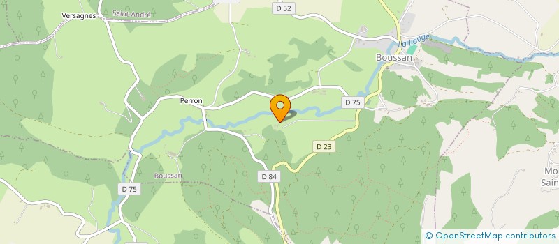 localisation de l'entreprise LA MAISON PATRIMONIALE DE BARTHETE  BOUSSAN