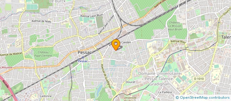 localisation de l'entreprise LA MAISON PESSACAISE  PESSAC