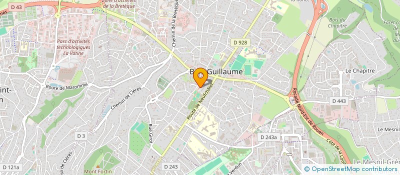 localisation de l'entreprise LA MAISON POUR TOUS à BOIS-GUILLAUME