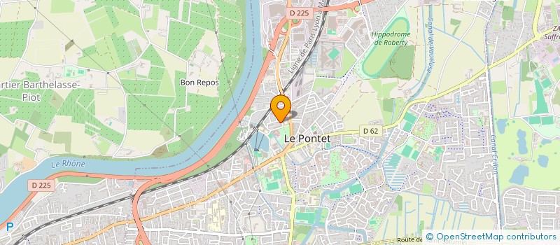 localisation de l'entreprise LA MAISON POUR TOUS  LE PONTET