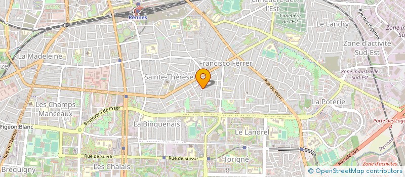 localisation de l'entreprise LA MAISON QUI DANSE  RENNES