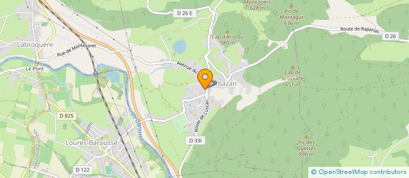 localisation de l'entreprise LA MAISON RADIEUSE  SAINT-BERTRAND-DE-COMMINGES