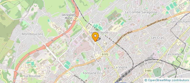 localisation de l'entreprise LA MAISON RENOVEE à BESANCON
