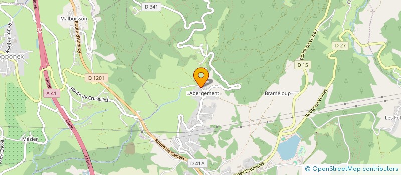 localisation de l'entreprise LA MAISON REVILLARD  CRUSEILLES