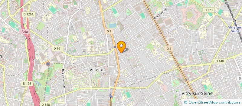 localisation de l'entreprise LA MAISON ROUGE à VILLEJUIF