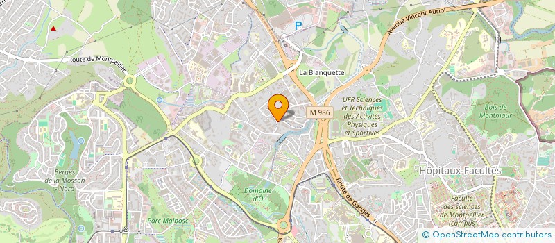 localisation de l'entreprise LA MAISON ROUGE à MONTPELLIER