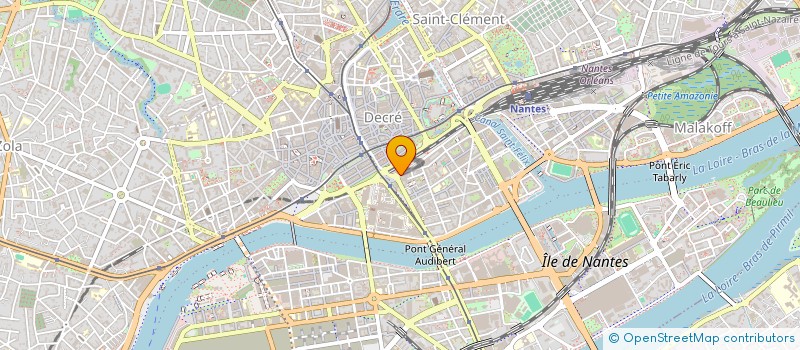 localisation de l'entreprise LA MAISON ROUGE à NANTES