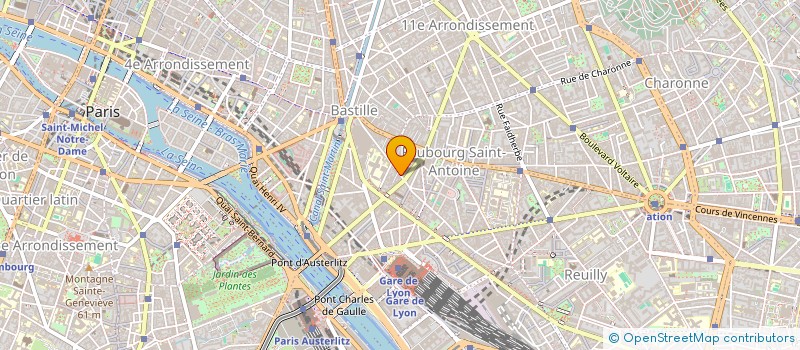 localisation de l'entreprise LA MAISON ROUGE FONDAT ANTOIN DE GALBERT  PARIS