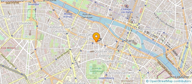 localisation de l'entreprise LA MAISON SAINT GERMAIN  PARIS