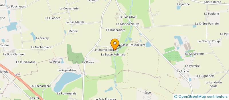 localisation de l'entreprise LA MAISON SCULPTEE  AMANLIS