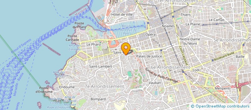localisation de l'entreprise LA MAISON SEPT'OISE  MARSEILLE