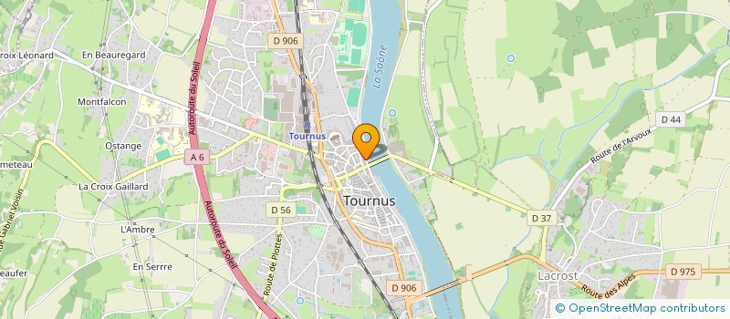 localisation de l'entreprise LA MAISON SOEUR à TOURNUS