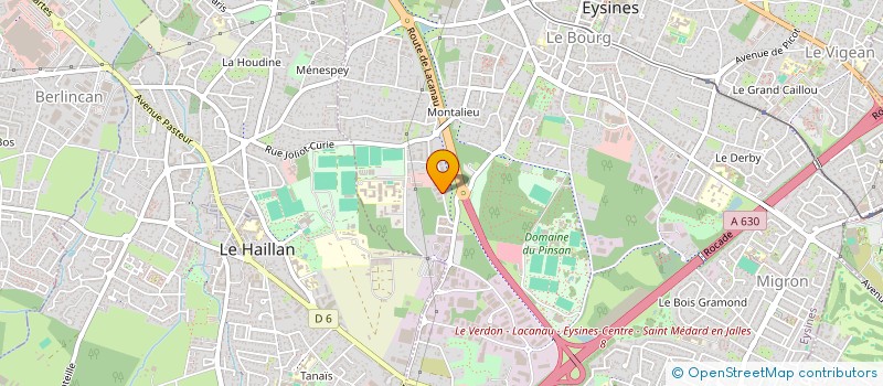 localisation de l'entreprise LA MAISON SOLIDAIRE (LAMSO) à EYSINES