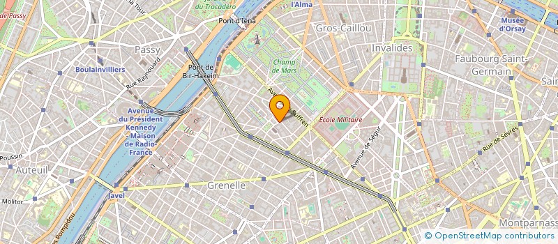 localisation de l'entreprise LA MAISON SQUARE  PARIS