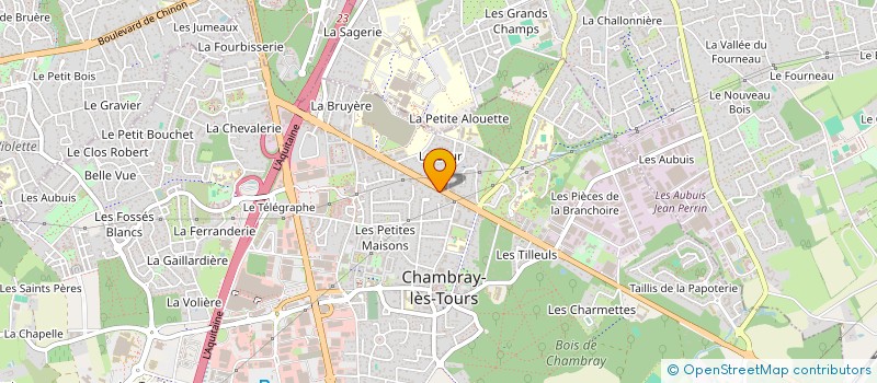 localisation de l'entreprise LA MAISON SUR MESURE à CHAMBRAY-LES-TOURS