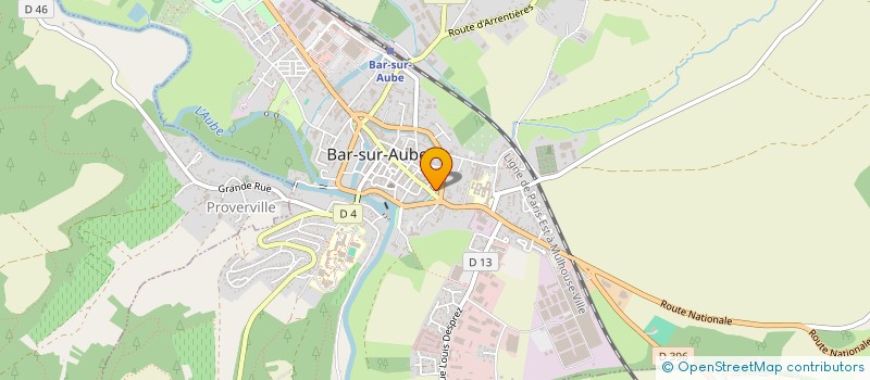 localisation de l'entreprise LA MAISON SYSTEMIQUE  BAR-SUR-AUBE