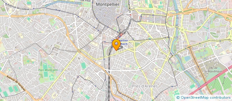 localisation de l'entreprise LA MAISON THEATRE à MONTPELLIER