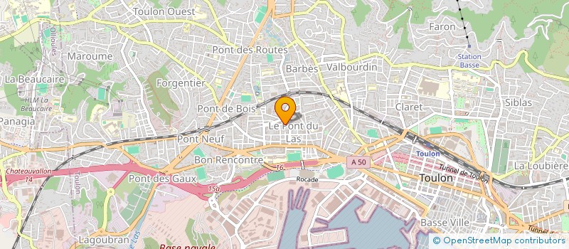 localisation de l'entreprise LA MAISON TRADITIONNELLE M.T  TOULON