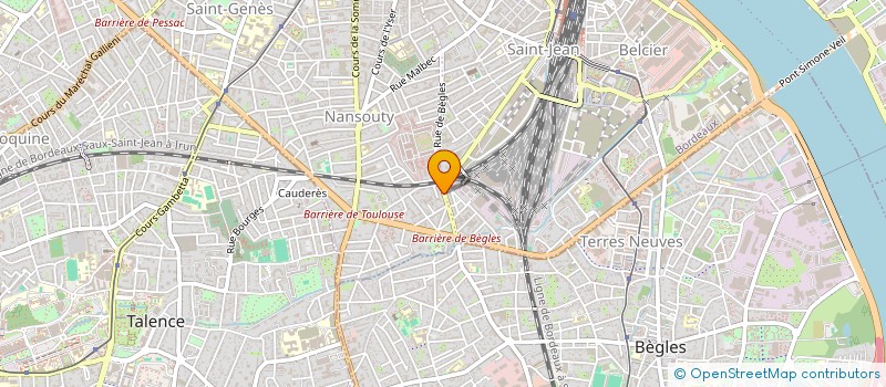 localisation de l'entreprise LA MAISON UNIQUE à BORDEAUX