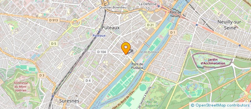 localisation de l'entreprise LA MAISON VEGANE  PUTEAUX