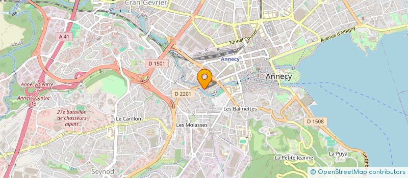 localisation de l'entreprise LA MAISON VENTURI à ANNECY