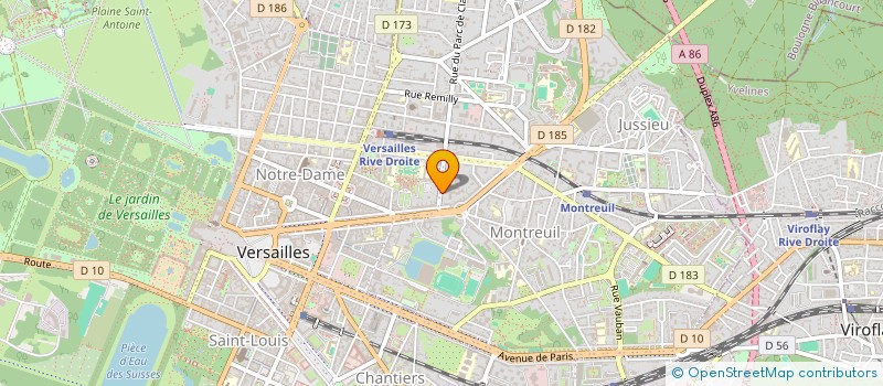 localisation de l'entreprise LA MAISON VERS LA MER à VERSAILLES