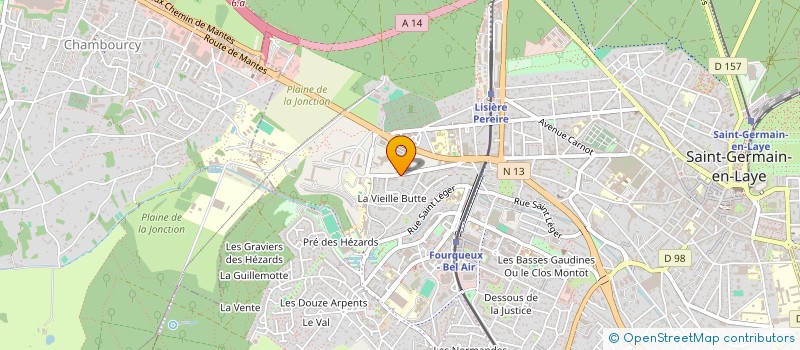 localisation de l'entreprise LA MAISON VERTE  SAINT-GERMAIN-EN-LAYE