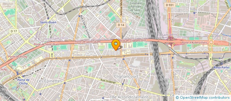 localisation de l'entreprise LA MAISON VINI 588  AUBERVILLIERS