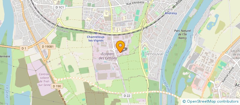 localisation de l'entreprise LA MAISONNAISE DE TRAVAUX PUBLICS  CHANTELOUP-LES-VIGNES