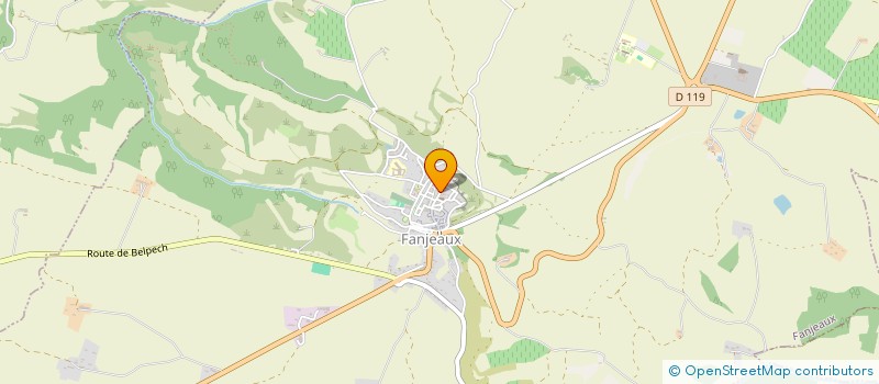 localisation de l'entreprise LA MAISONNEE  FANJEAUX