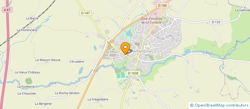 localisation de l'entreprise LA MAISONNEE  TREMENTINES