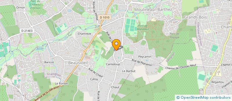 localisation de l'entreprise LA MAISONNEE  GRADIGNAN