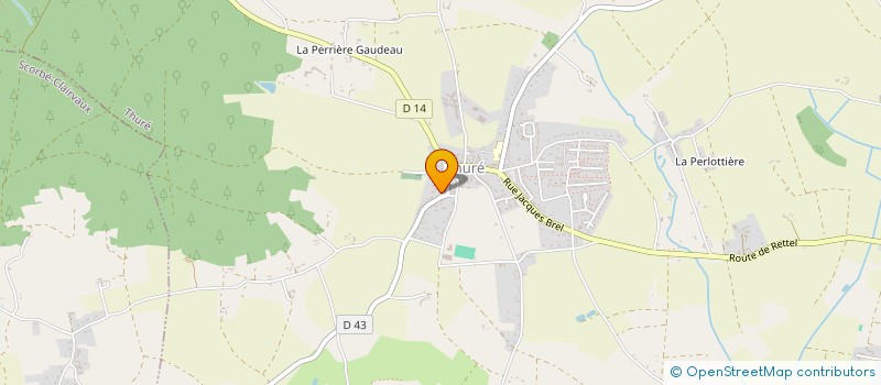 localisation de l'entreprise LA MAISONNEE  THURE