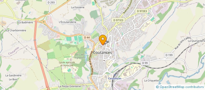 localisation de l'entreprise LA MAISONNEE  COUTANCES