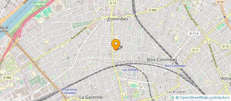localisation de l'entreprise LA MAISONNEE à COLOMBES