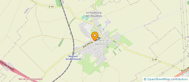 localisation de l'entreprise LA MAISONNERIE  BAILLEUL-SIR-BERTHOULT