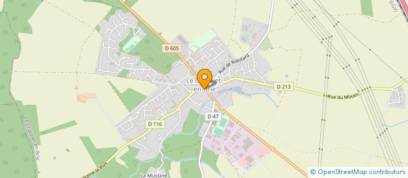 localisation de l'entreprise LA MAISONNETTE  LE CHATELET-EN-BRIE