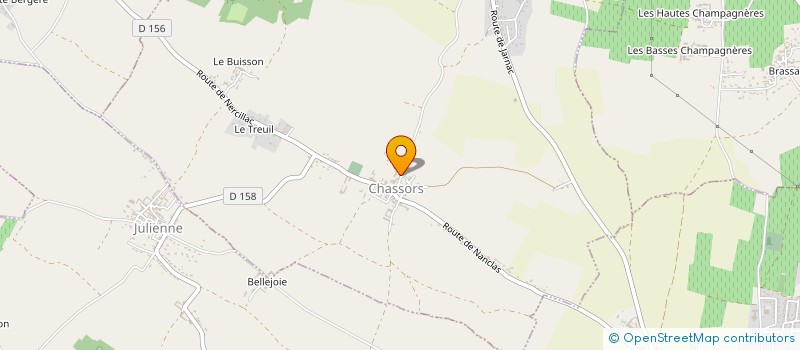 localisation de l'entreprise LA MAISONNETTE à TRIAC-LAUTRAIT