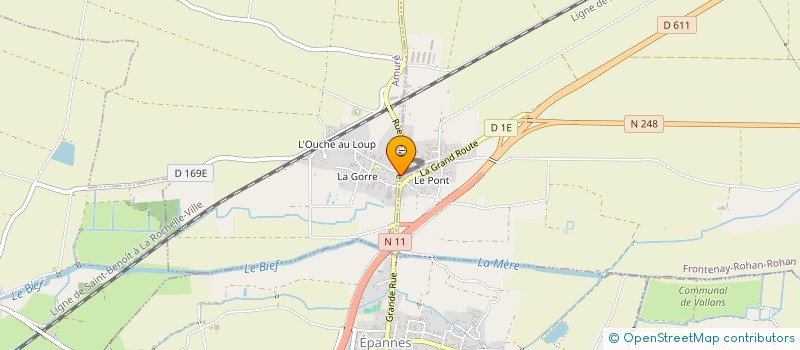 localisation de l'entreprise LA MAISONNETTE DU MARAIS  AMURE